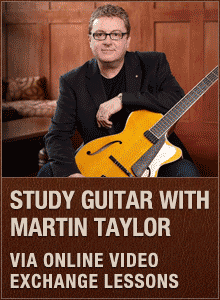 martin taylor guitar academy advertisement